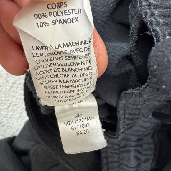 Zella Jogger Pants Womens Medium Black Zip Pocket Elastic Wasit Tapered Active - Picture 10 of 15